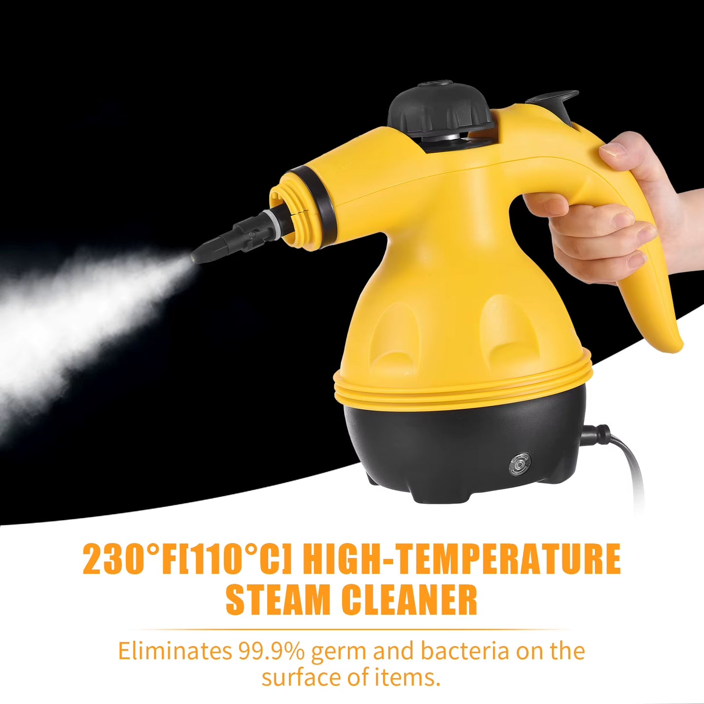 Pressurized Handheld Steam Cleaner/Steamshot Hard Surface Steam Cleaner Perfect for Stain Removal/Curtains/Car Seats/Floor